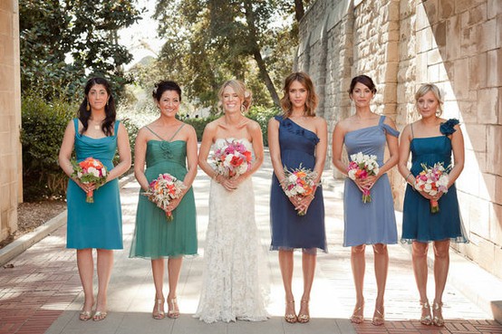 royal blue bridesmaid dress