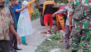 Lurah Banten dan Danramil 0602- 02/ Kasemen  Menggelar Jumat Bersih
