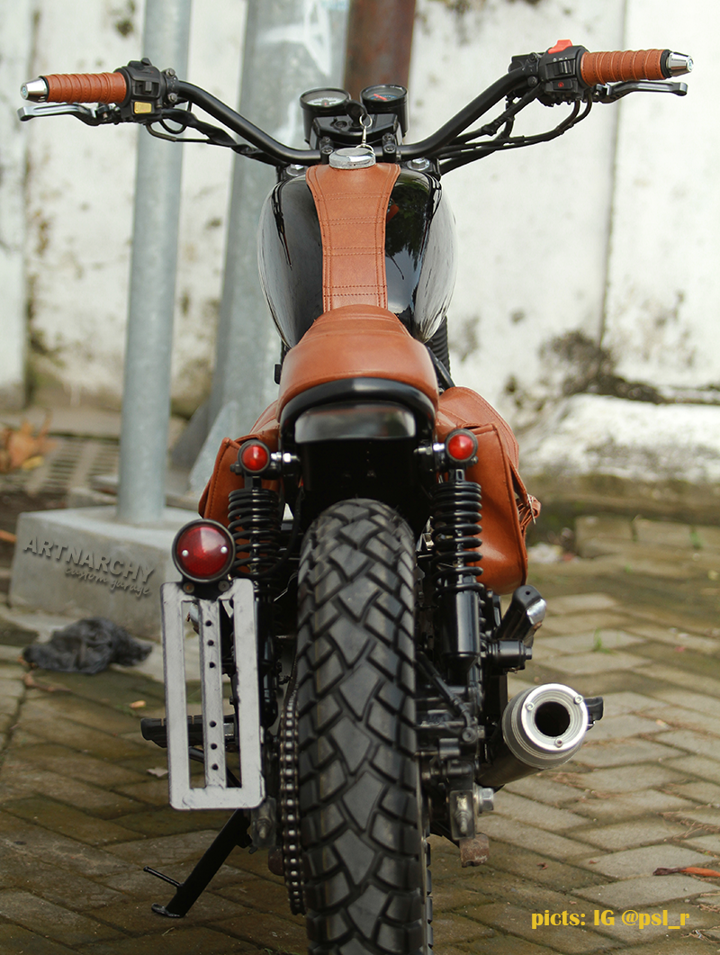 DJINGGO Bratstyle Honda Gl 200 ArtNarchy Custom Garage