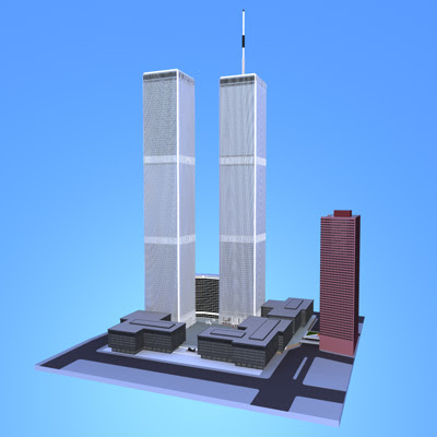 3D Model - World Trade Center (HI Detailed)