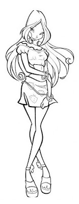 Bloom Winx para colorear