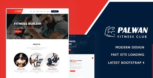 Gym Fitness Bootstrap Template 