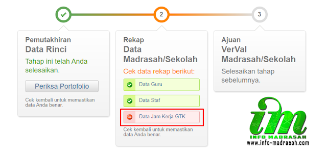 Pengaturan Data Jam Kerja GTK di Simpatika, Kepala Madrasah biasanya untuk melakukan Keaktifan Kolektif atau cetak S25 hanya membutuhkan Keaktifan Guru dan Staf. Ternyata Kali ini berbeda, ada fitur tambahan sebagai syarat baru agar Kepala Madrasah bisa melakukan pengaktifan kolektif dan Cetak S25 yaitu Data Jam Kerja GTK.     Saat Kepala Madrasah akan melakukan keaktifan kolektik (cetak S25a), di bagian bawah Data Guru dan Data Staf terdapat kolom tambahan "Data Jam Kerja GTK" dalam kondisi merah. Agar Hijau atau bisa cetak S25, maka Kepala Madrasah atau Operator Madrasah harus melakukan pengaturan jam kerja ini sesuai aturan yang berlaku.