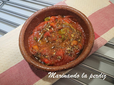 Asadillo de pimientos y tomate