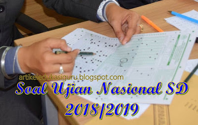 Kumpulan Predikasi Ujian Nasiona SD Tahun 2018 Terbaru