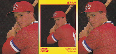 Chris Lowe 1990 Hamilton Redbirds card