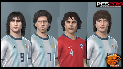 PES 2019 Classic Facepack Argentina by MictlanTheGod