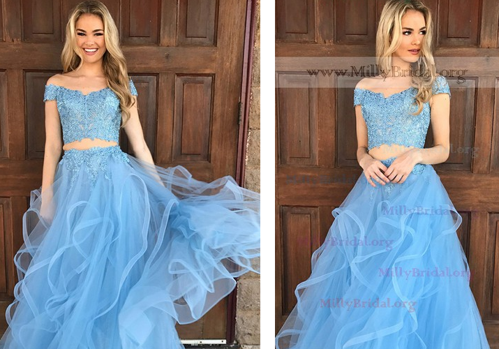 Two Piece Prom Dresses  MillyBridal