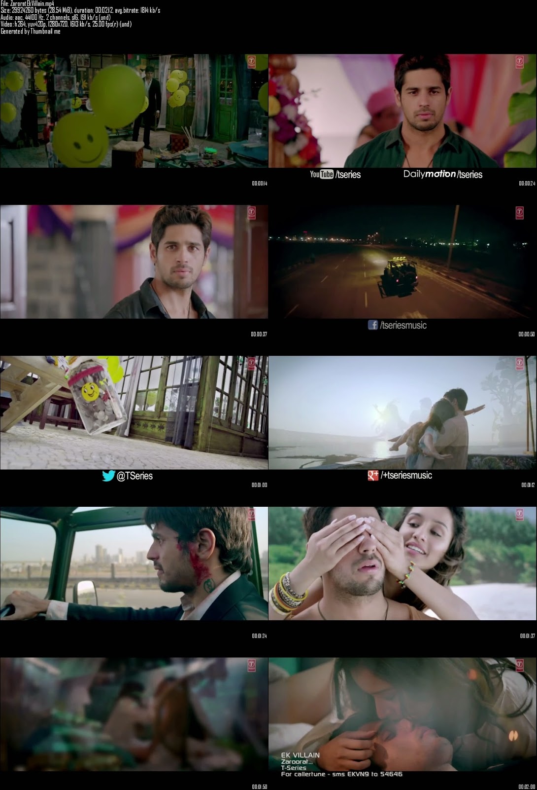 Mediafire Resumable Download Link For Video Song Zaroorat - Ek Villain (2014)