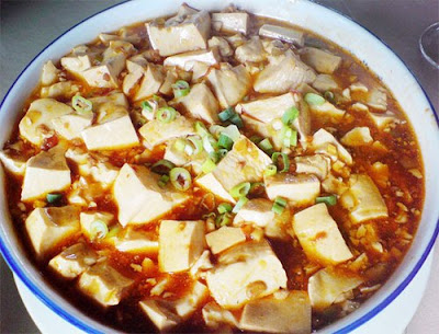 Bean curd with Chili Sauce