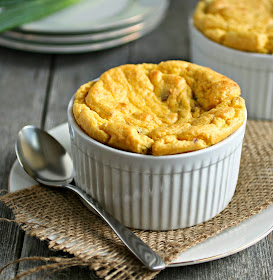 Bacon and Corn Souffle