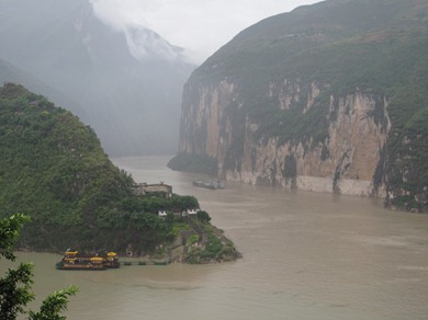 Start of Qutang Gorge, Yangtze River, China, 2009 (1510)
