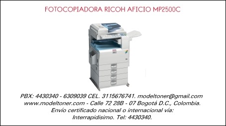 FOTOCOPIADORA RICOH AFICIO MP2500C