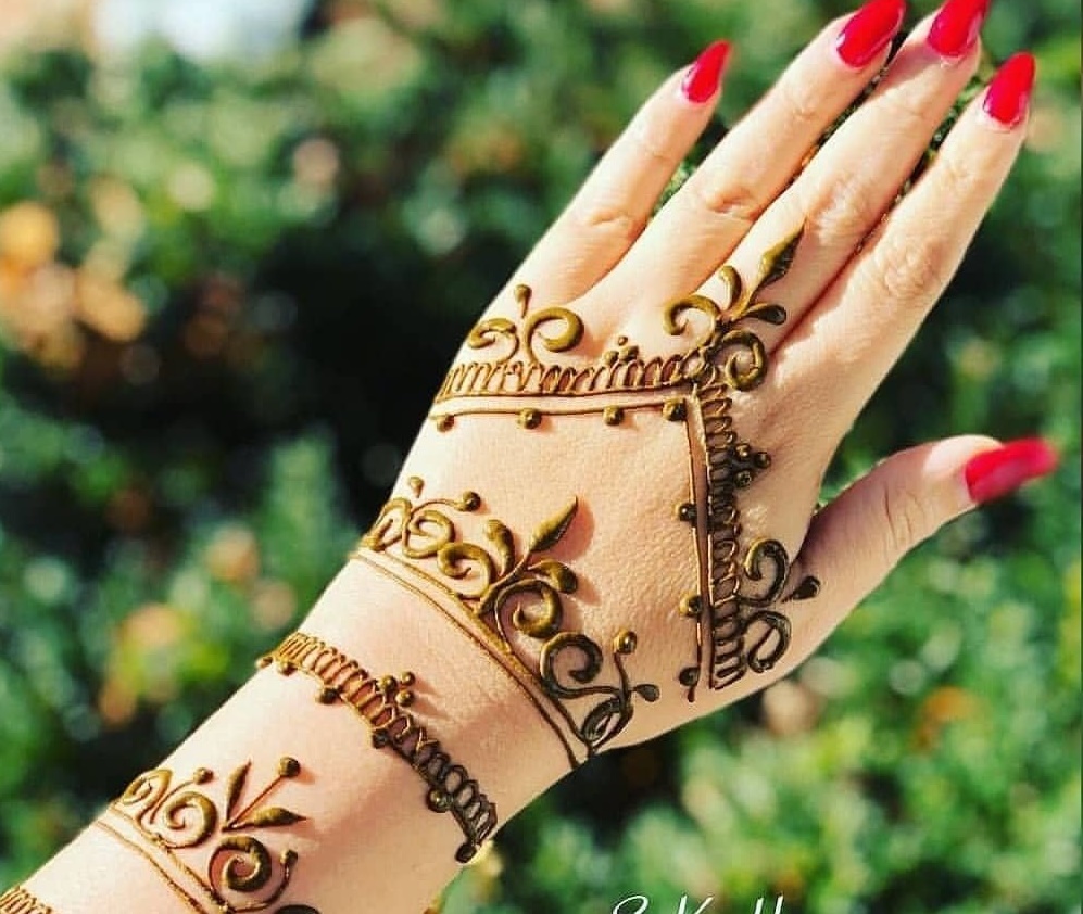 jewellery mehndi design video for eid - eid jewellery mehndi design - Back  hand jewellery mehndi | Beautiful