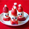 Strawberry Banana Santa Hats