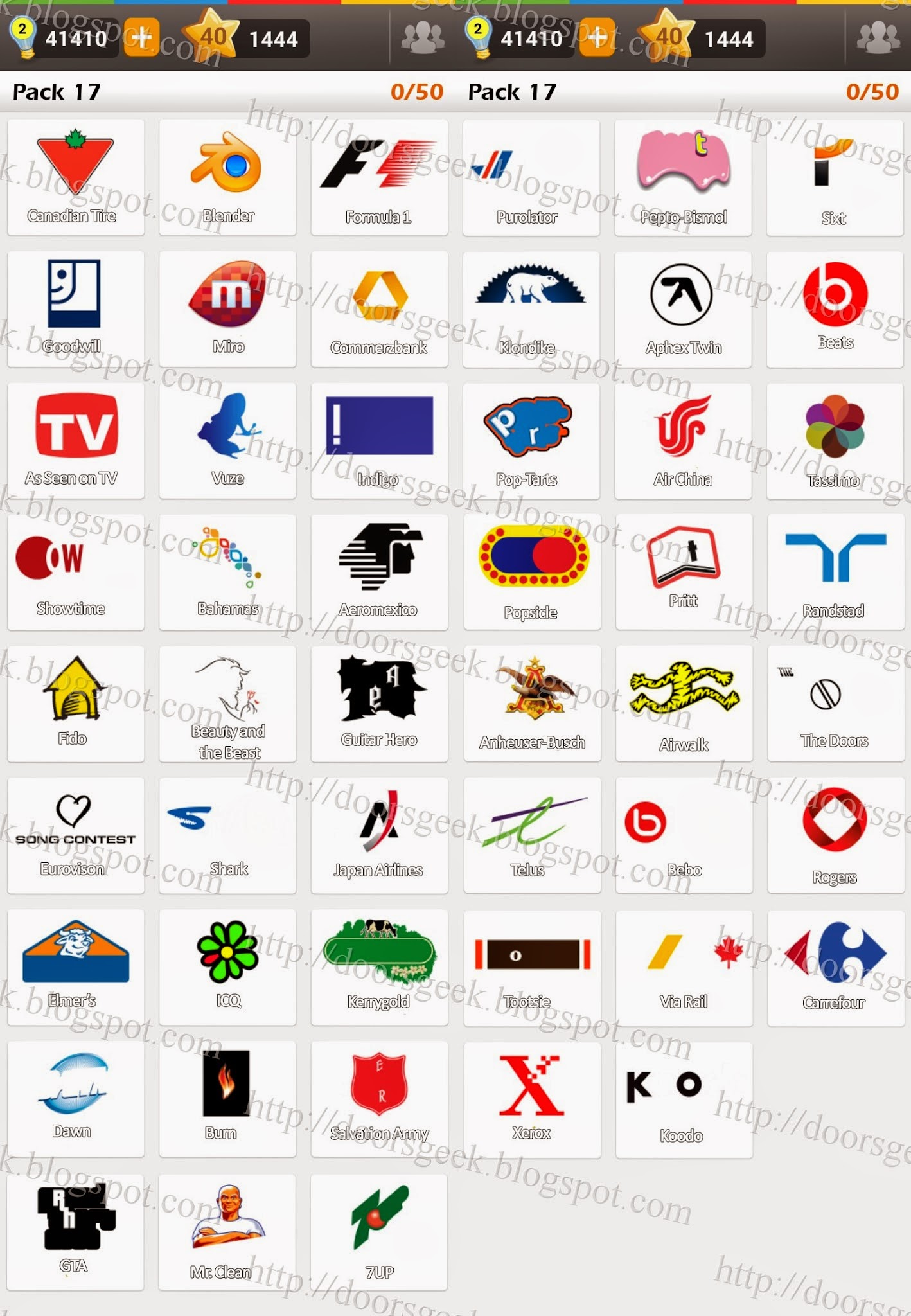 what logo game answers
