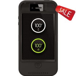 OtterBox Defender ION Series Battery Case for iPhone 4/4S - Retail Packaging - Graphite