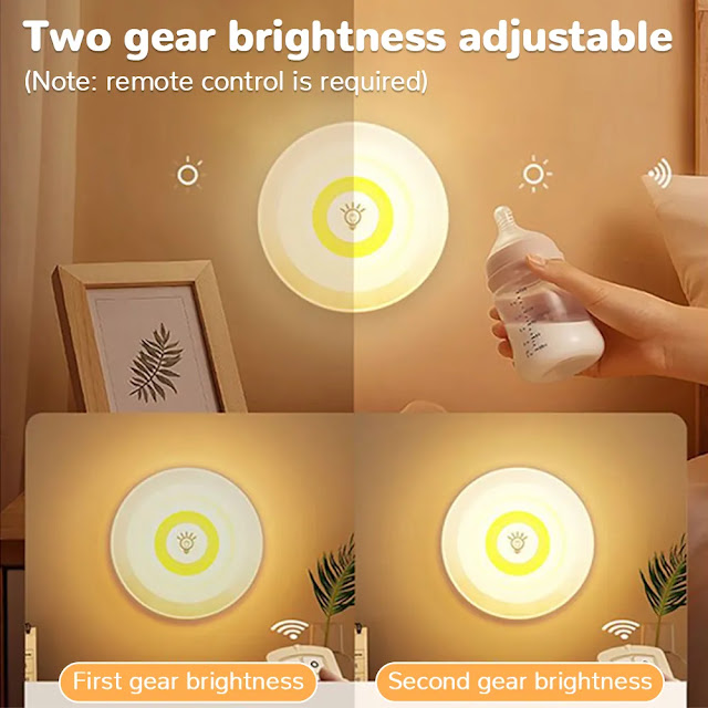 3W Super Bright Under Cabinet LED Wireless Light With Remote Control