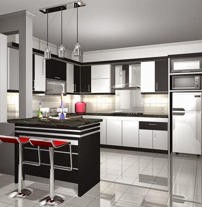 Gambar Model Keramik  Dapur  Minimalis Modern  Terbaru 