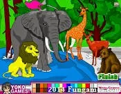 Animal Park Coloring