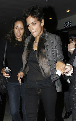 Halle Berry leaving Laemmle Music Hall