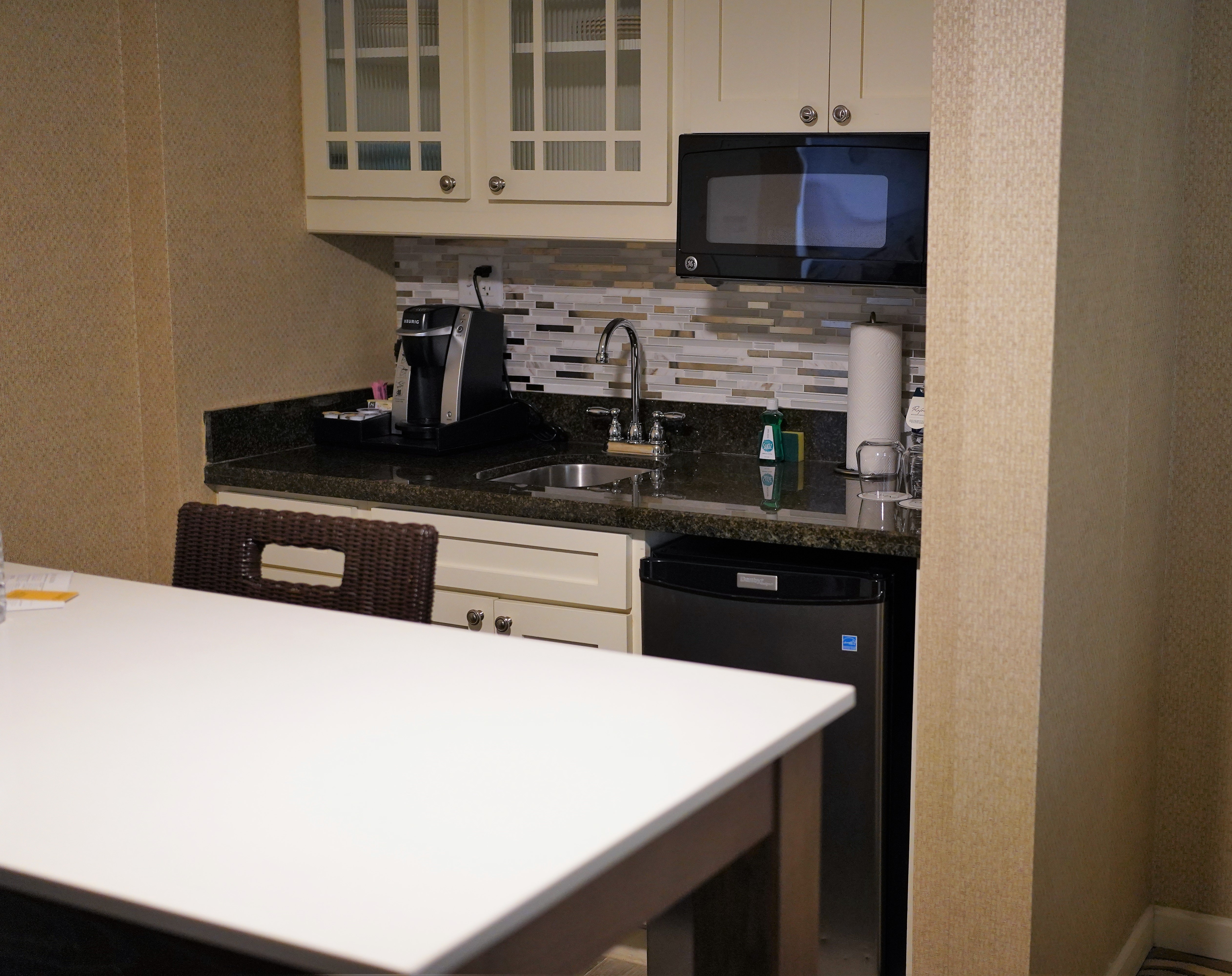 Omni Hilton Head Oceanfront Resort Kitchen Area in Room