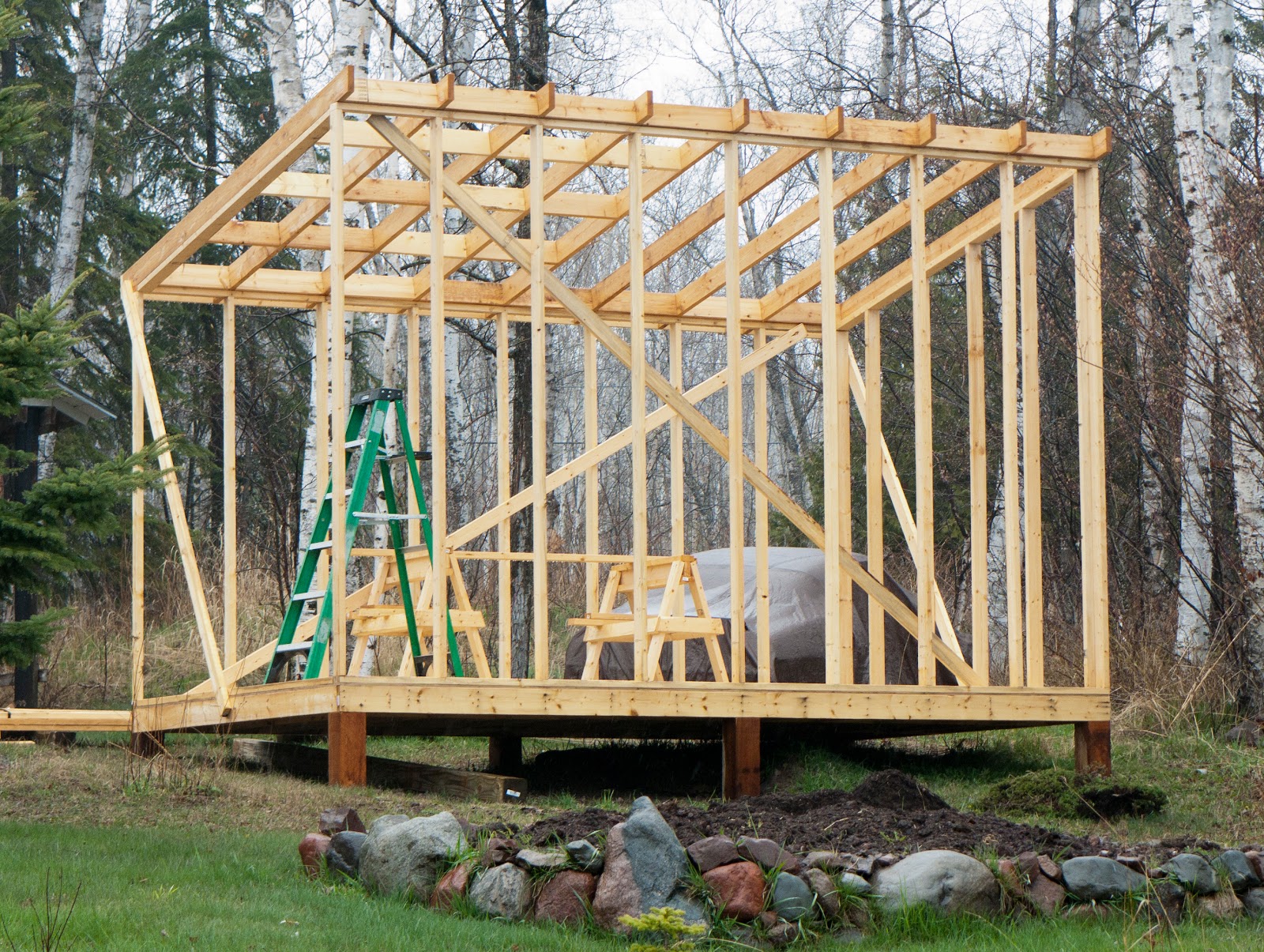 Shed Roof Framework