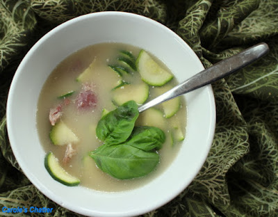 Carole's Chatter: Bacon & Courgette Soup