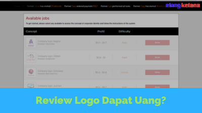 Dapat Uang Dengan Review Logo
