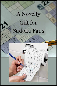 Novelty, gag gift idea for Sudoku and puzzle fans