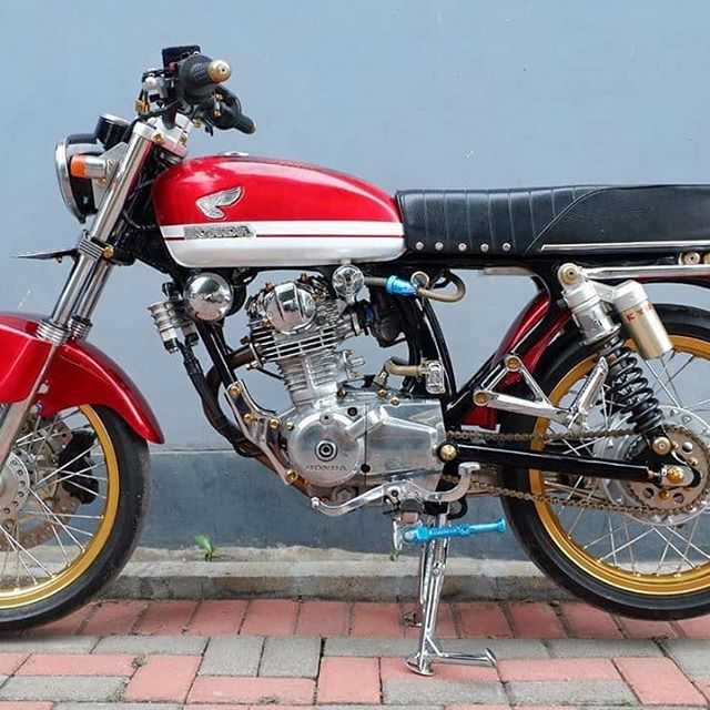  Gambar HD Modifikasi CB 100 Warna Putih Terbaru