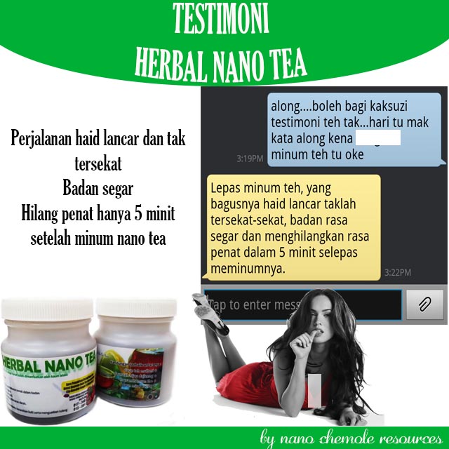 Testimoni Herbal Nano Tea