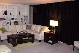 drapes or curtain in samll living room Transformative drapery