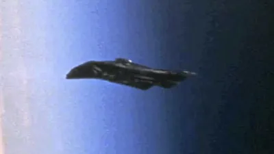 Here's a fantastic photo of the Black Knight Satellite UFO.
