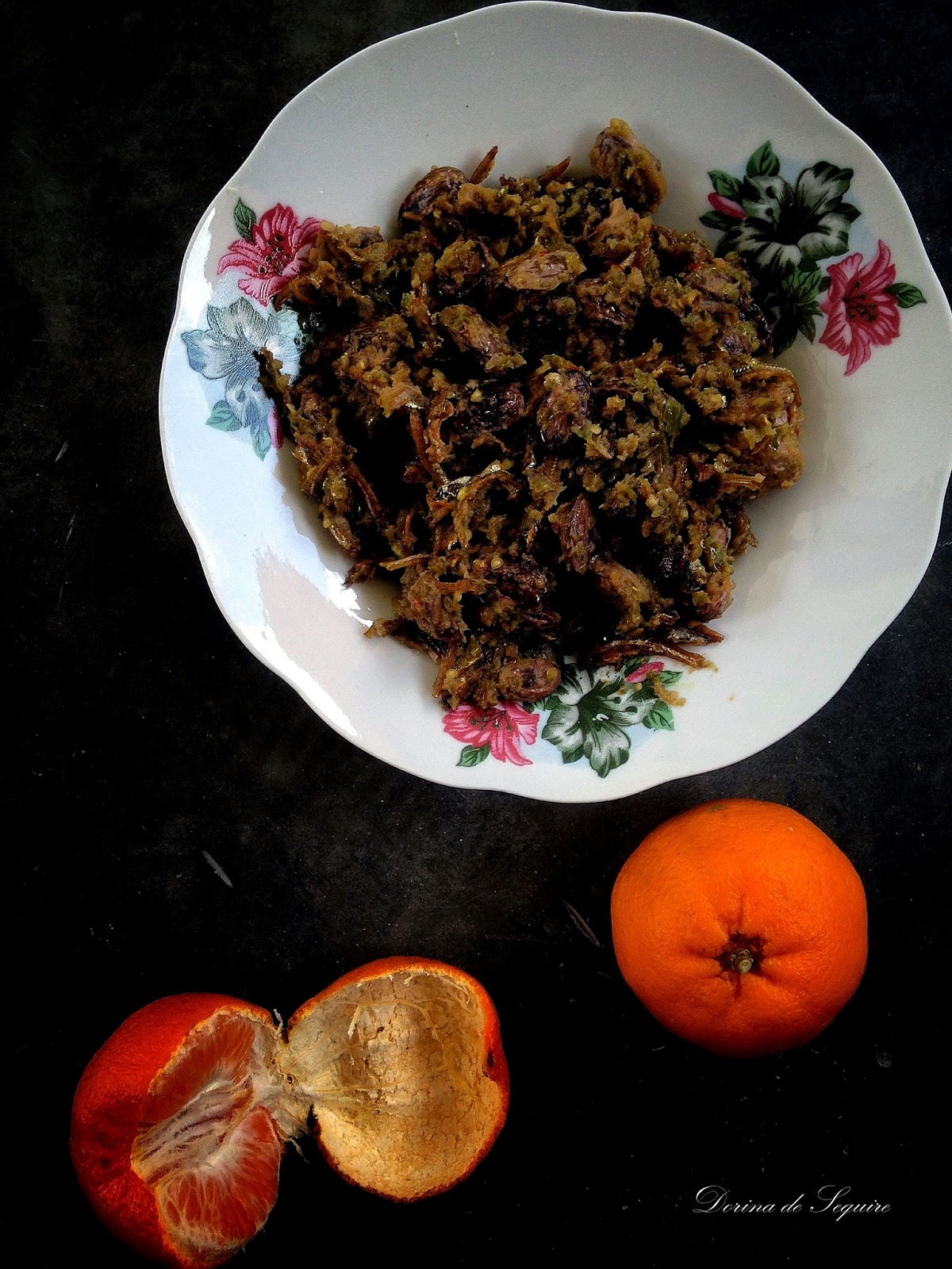 Dorina's Delight™: SAMBAL CILI PADI IKAN BILIS SAMA PETAI