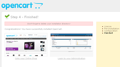  Instalasi Opencart di Localhost