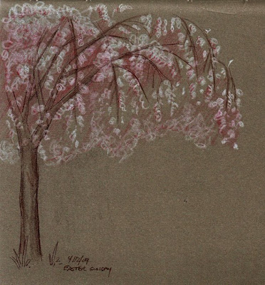 japanese cherry tree drawing. cherry tree drawing.