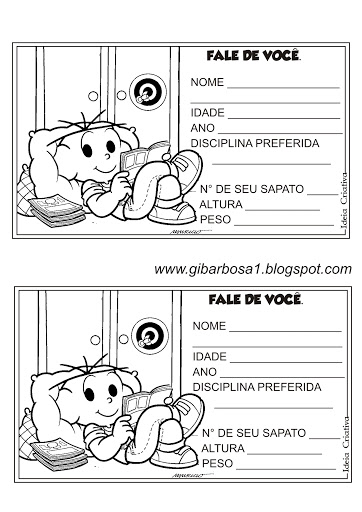 Ficha de Sondagem para Educação Infantil