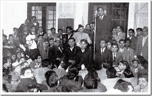 Quaid-e-Azam in Islamia College Lahore