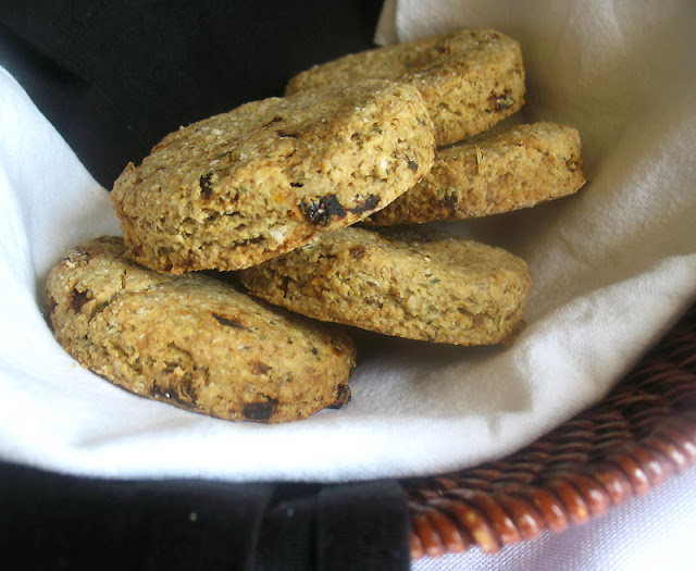 Vegan Sun-Dried Tomato and Herb Scones