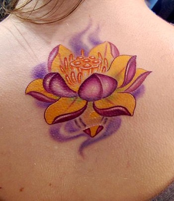 Japanese lotus flower tattoo16