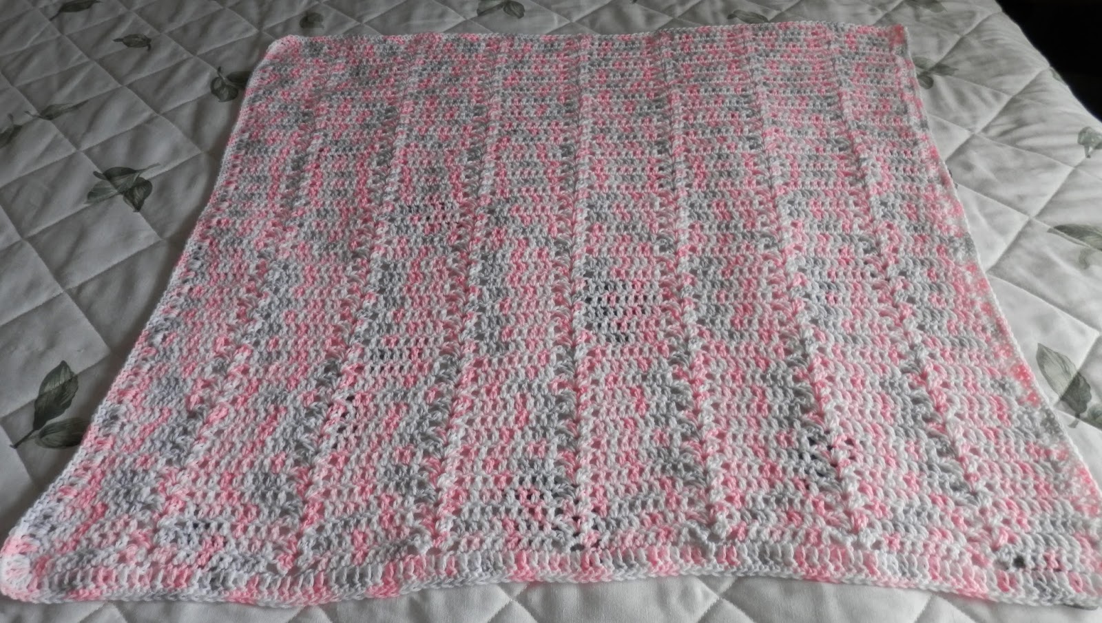 bernat yarn using baby blanket sport baby Garden of June 2015 Karens Colors: Crocheted