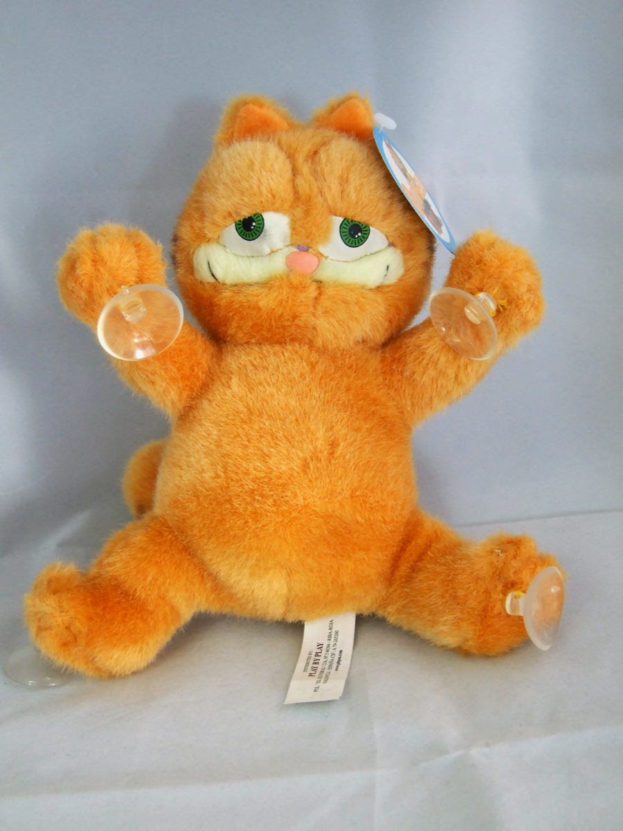 Peluche Garfield con ventosa versión película