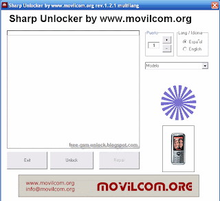 Sharp Unlocker v1.2.1 free