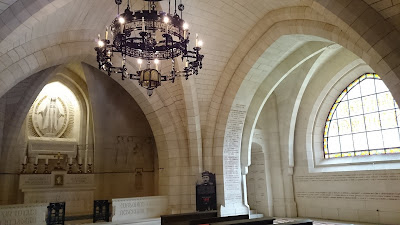 La crypte du mémorial de Dormans