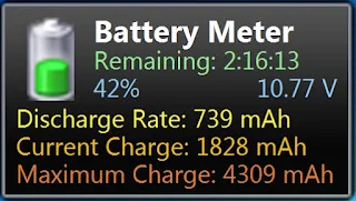 pasang batry meter, batry meter windows 7