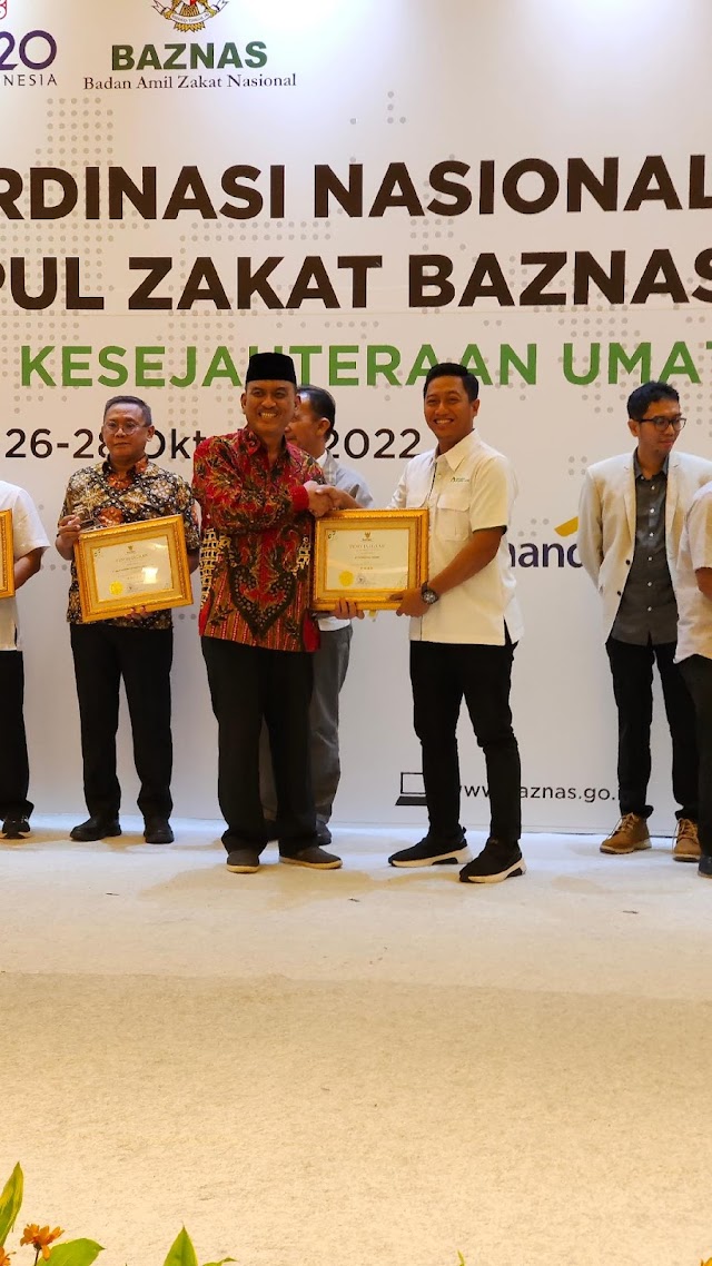 UPZ Baznas Petrokimia Gresik Terbaik untuk Pelaporan  dan Pengumpulam Dana ZIS di Level BUMN