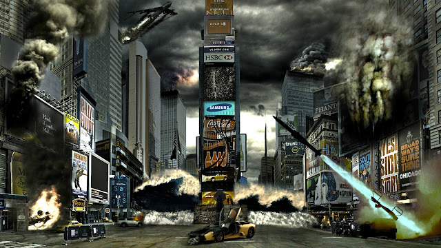 Times Square Disaster HD Wallpaper