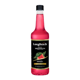 ลองบีชไซรัปแตงโมญี่ปุ่น ขนาด 740 มล. LongBeach Japanese Watermelon Syrup 740 ml.