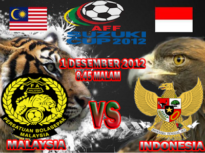 Live Streaming Malaysia vs Indonesia 1 Desember 2012 